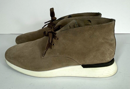 Wolf & Shepherd Shoes Brown Suede Leather Ankle Boots Mens Size 10 Casual Preppy - Picture 2 of 11