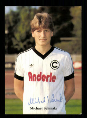 Michael Schmalz Autogrammkarte SC Charlottenburg Berlin 1983-84  Original 