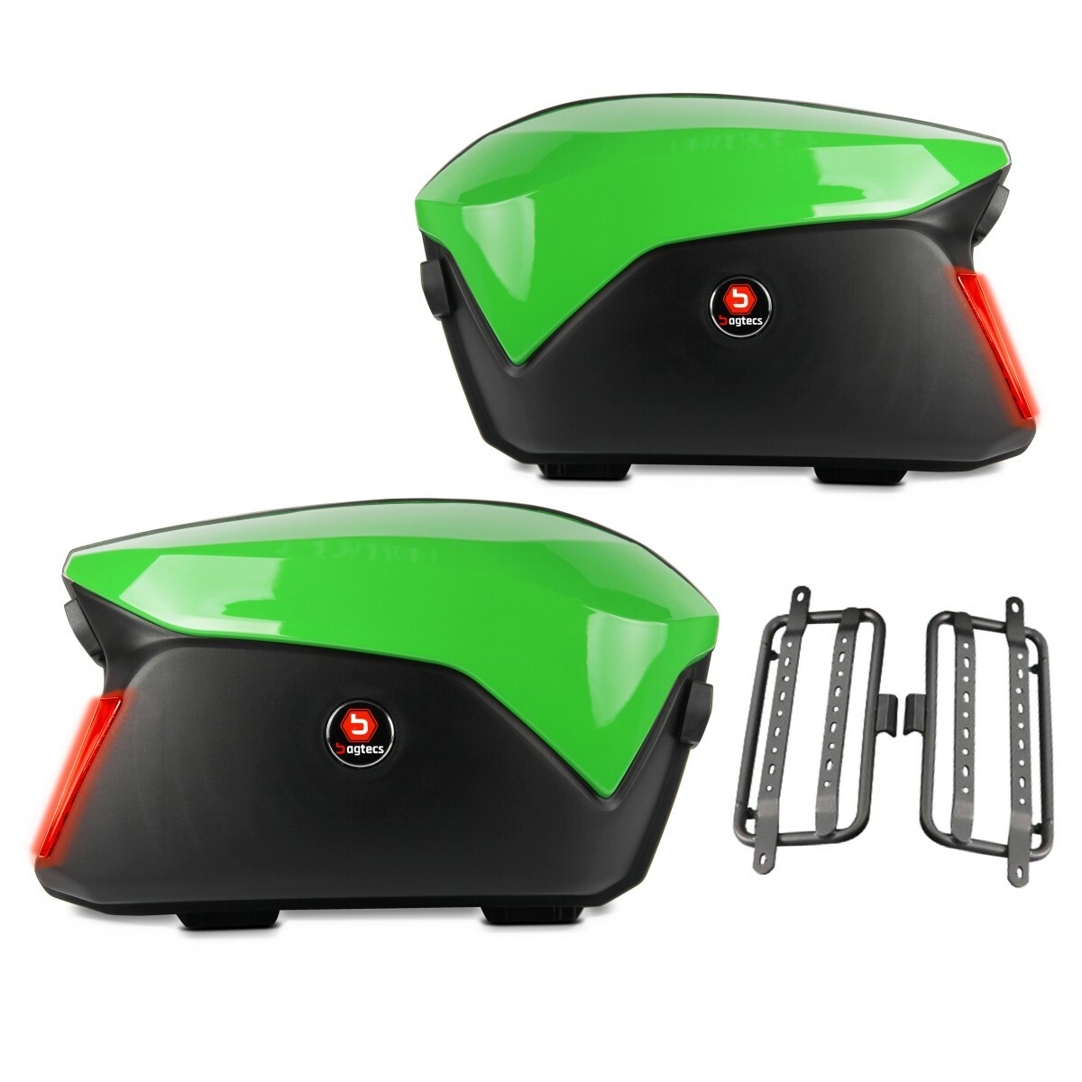 Set panniers + rack for Kawasaki ZZR 1400 PX74GR | eBay UK