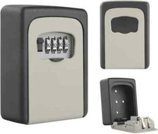 4 Digit Wall Mounted Key Safe Box Home Outdoor High Security Code Lock-Storage 