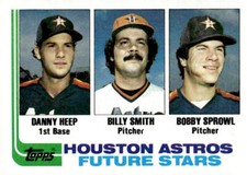 1982 Topps #441 Astros Future Stars (Danny Heep / Billy Smith / Bobby Sprowl)