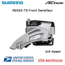 Shimano Altus FD-M2020-TS 2x9 Speed Top Swing Clamp Band Mount Front Derailleur