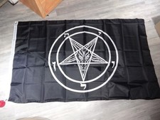Black Metal Occult Flag Flagge Poster XXL Size Death Metal Baphomet Satan Sorhin
