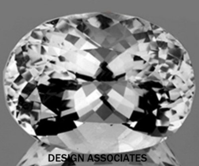 WHITE TOPAZ 9 x 7 MM OVAL CUT ALL NATURAL AAA