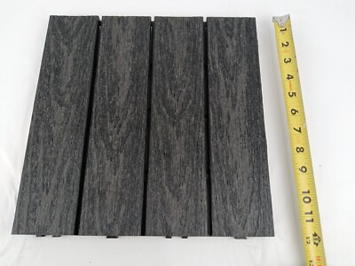 NewTechWood Composite Deck Tile 1' x 1' in Hawaian Charcoal (1-Sq