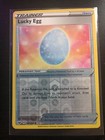 Reverse Holo Lucky Egg 167/202 Uncommon Sword & Shield Base Set Pokemon TCG
