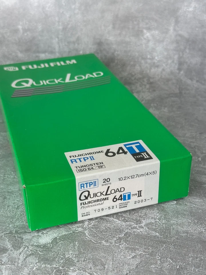 Fujichrome Professional 64 T RTP11 Quickload 20 Sheets 4x5 Expiry 2003-7 - Image 3 of 4