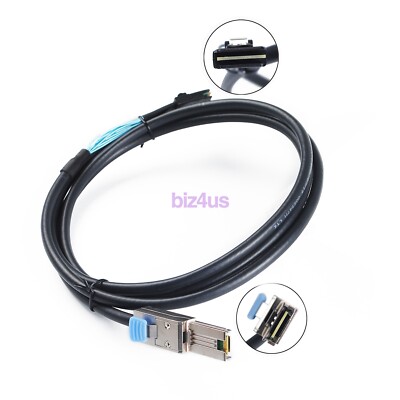 External Mini SAS SFF-8088 Male to Internal Mini SAS SFF-8087 Male Data Cable 2m