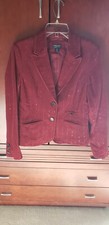 American Eagle Outfitters maroon corduroy blazer with sequence size medi