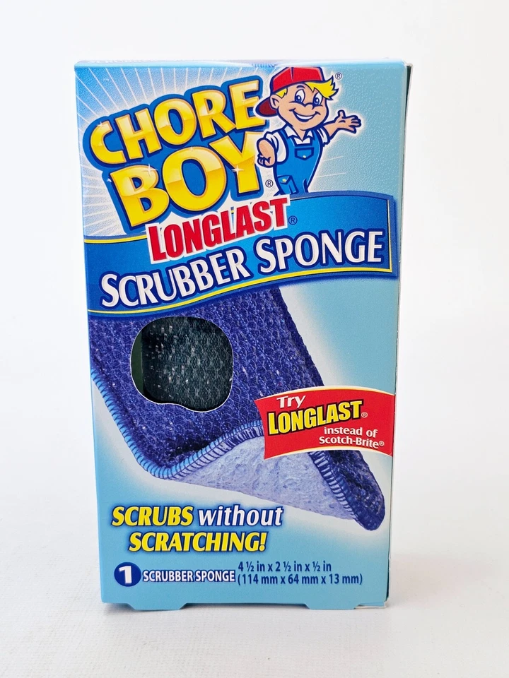 Lote de 2 esponjas fregadoras Chore Boy Longlast de doble cara colores surtidos Foto 2 de 4