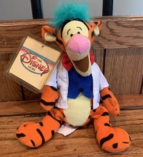 Vintage Disney Store - Mini Bean Bag Mad Scientist Tigger 9  Plush