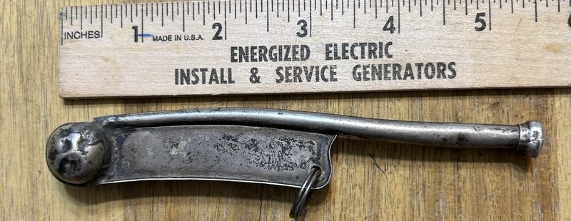Vintage Sterling Silver Boatswain’s Whistle Bosun Pipe Nautical Navy Nice