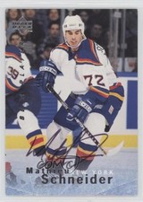 1995-96 Upper Deck Be a Player Auto Mathieu Schneider #S20 Auto 1h1d