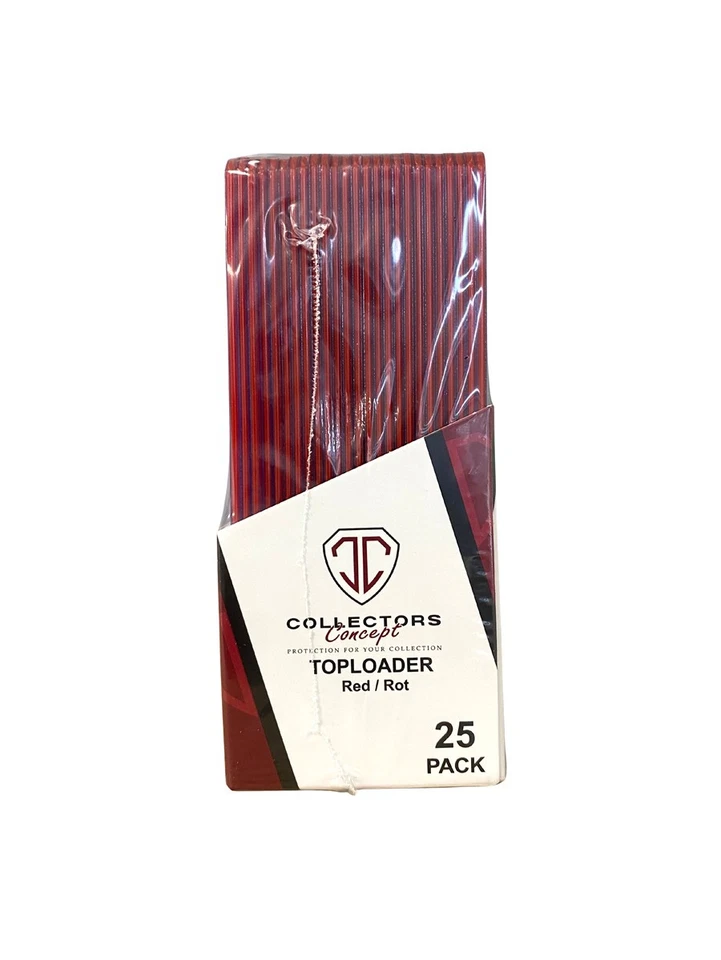 Toploader 35pt Rot/Red – 25 Stück Trading Card Protectors - Collectors Concept - Bild 3 von 3