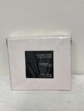 Hudson Park Collection Egyptian Percale KING Fitted Sheet Blush Pink NEW