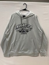 Y2K Saugatuck Great Lakes Hoodie Mens L Gray Michigan Graphic Embodied