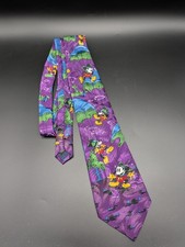 Vintage Disney Mickey Mouse Krawatte Made in Italy 90er Cartoon Tie