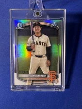 2025 Bowman Chrome #BCP-229 Yulian Barreto Refractor /499