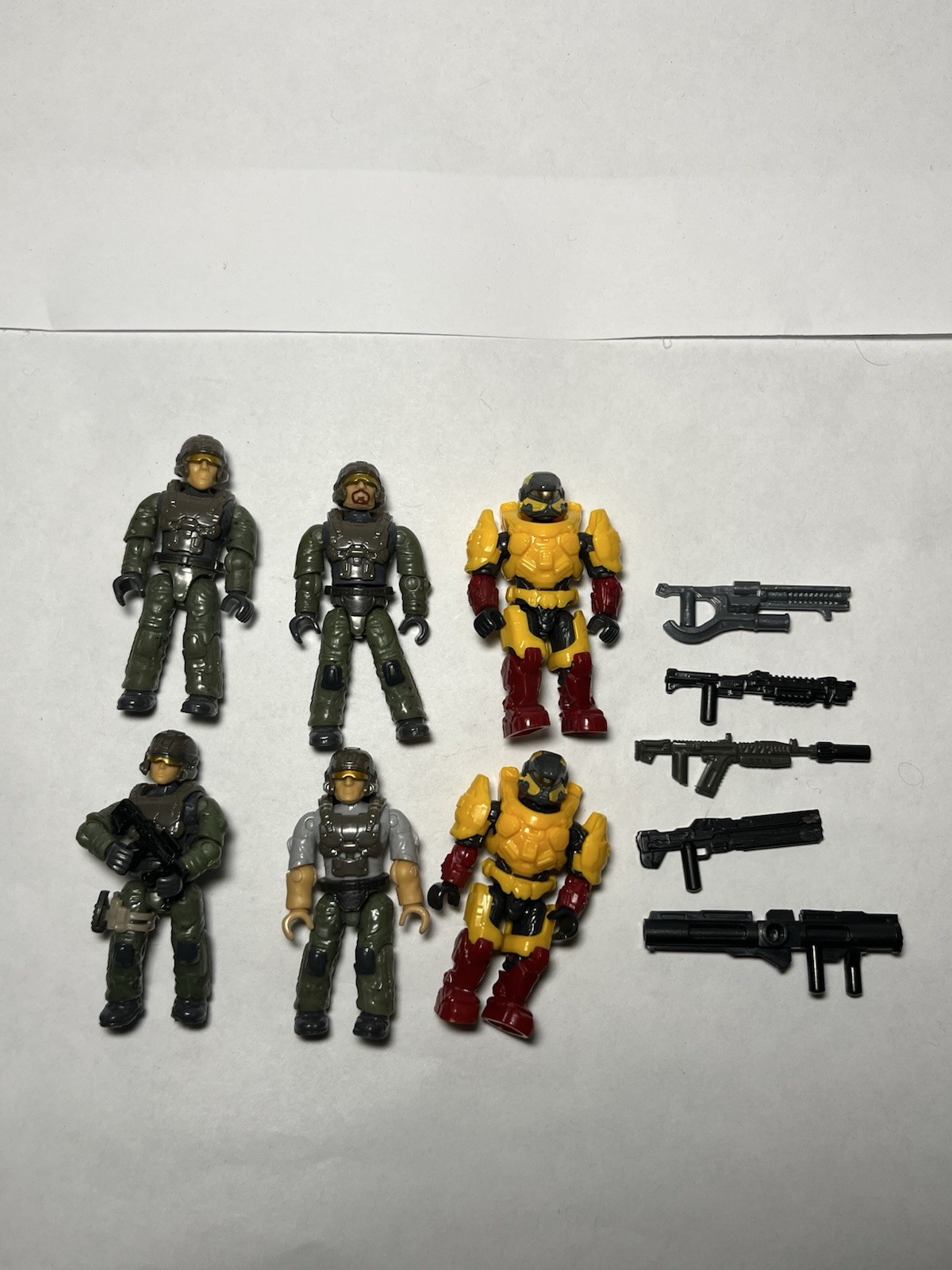 Halo Mega Construx Marine Spartan Zvezda Yellow Lot