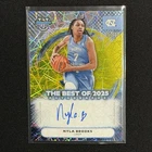 2025-26 Bowman Best U #BA-NR Nyla Brooks Yellow Lazer Auto /75 North Carolina