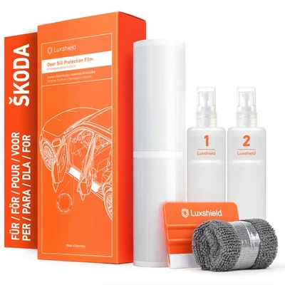 Film De Protection Pour Seuils De Porte Auto Pour Skoda Enyaq IV 5A Transparent - Photo 1/4