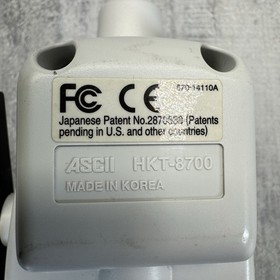 Sega Dreamcast DC ASCII Fishing Rod Controller HKT-8700 CLEANED & TESTED