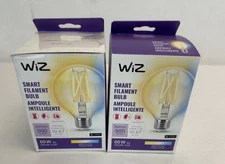 2x WiZ Connected 60W Smart Filament Bulb -FREE S/H