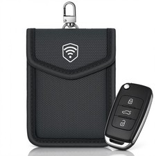 Faraday Bag for Key Fob, Car Key Signal Blocker Pouch, Waterproof RFID Blocki...