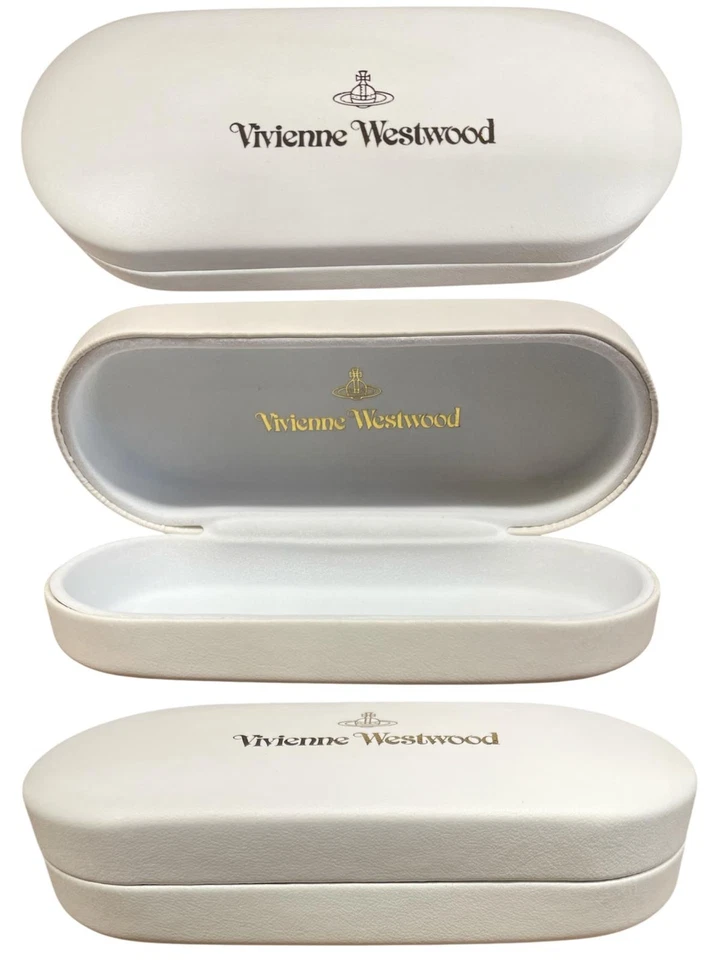 Original Vivienne Westwood White Hard Eyeglass/Sunglass Case Stylish & Authentic - Image 2 of 4