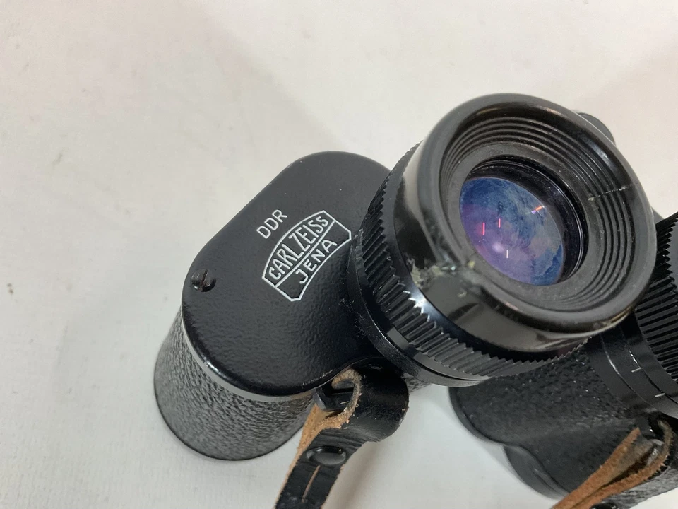 Carl Zeiss DDR Jena Jenoptem 8x30W Multi-Coated Binoculars with Strap & Case - Image 3 of 4