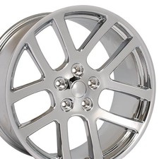 Set Of Four 22x10 Chrome 2223 Wheels Fit Dodge Ram Srt10 Rims