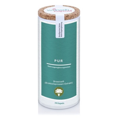 Brossica (Brokkolisprossen-Extrakt) Pur (500 mg pro Tag), 290 Kapseln Inhalt