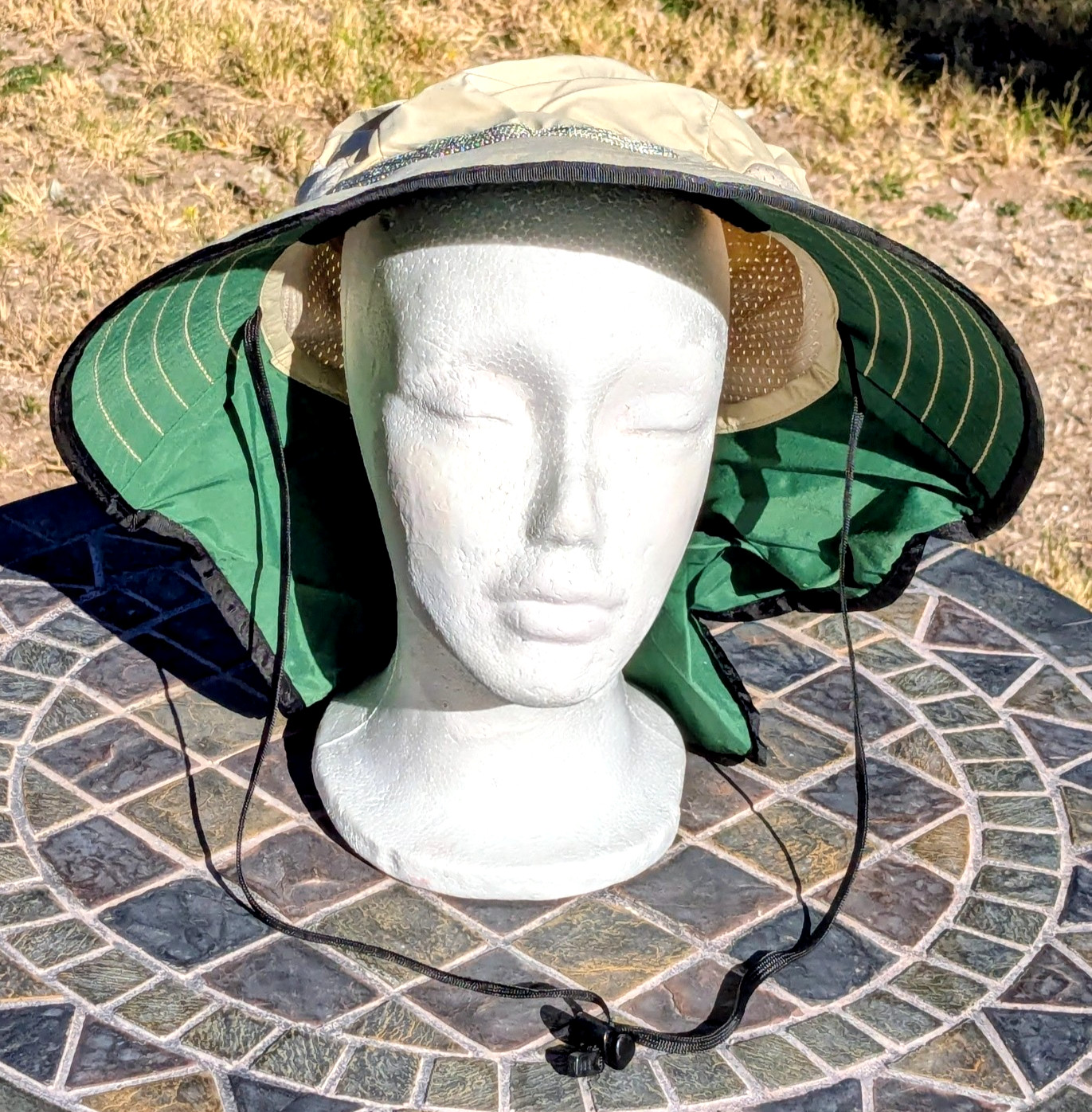 Sunday Afternoons USA Made Hat Large Beige Sun Protection Wi