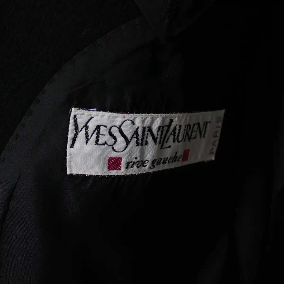 Yves Saint Laurent Giacca Tuta Nero L