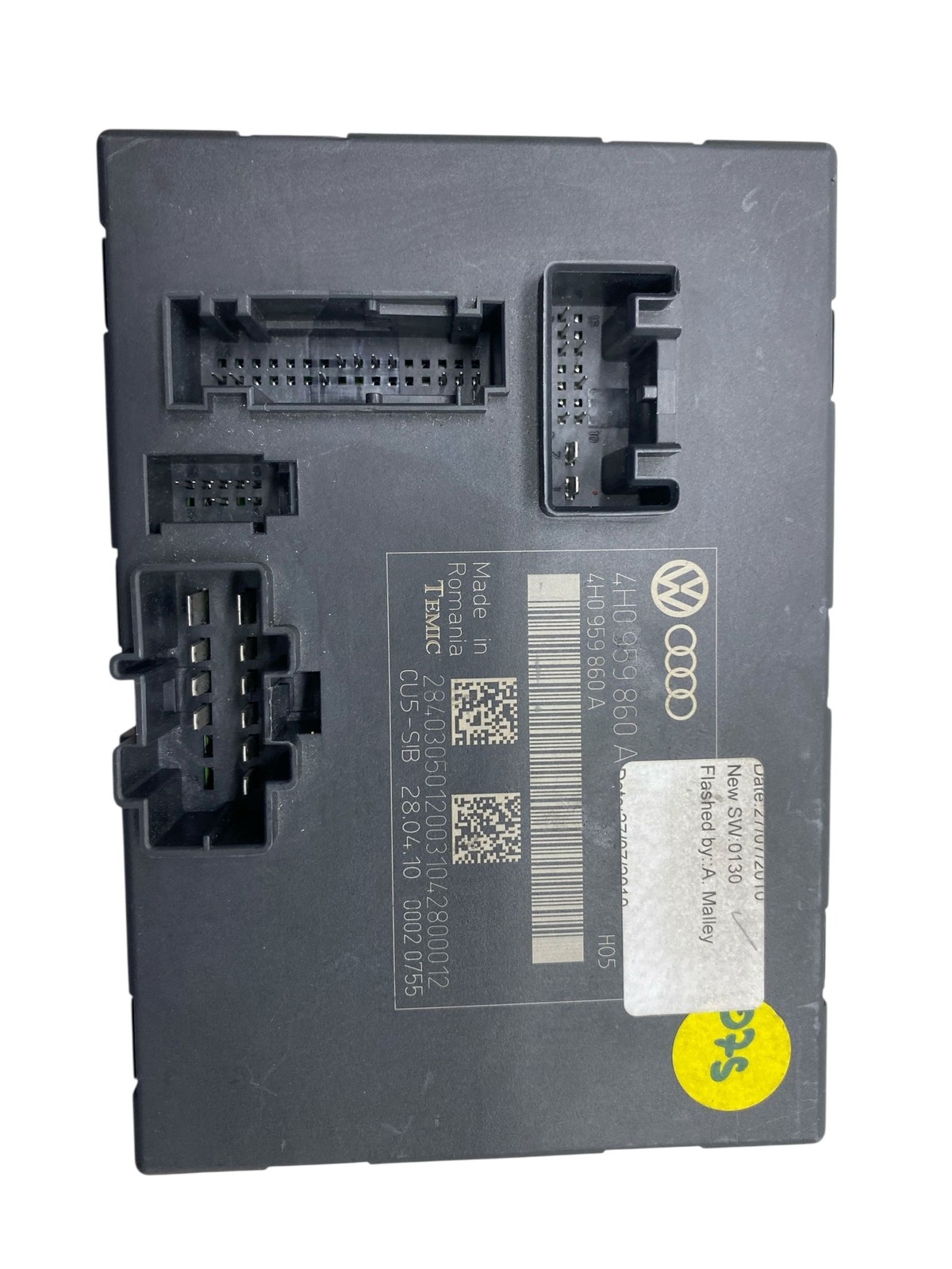 2010-2020 BENTLEY MULSANNE REAR LEFT DRIVER SEAT MEMORY CONTROL MODULE 4H0959860