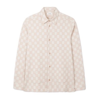 SirPlus Sir Plus beige Garn Karo Overshirt Größe Medium Herren UVP £150