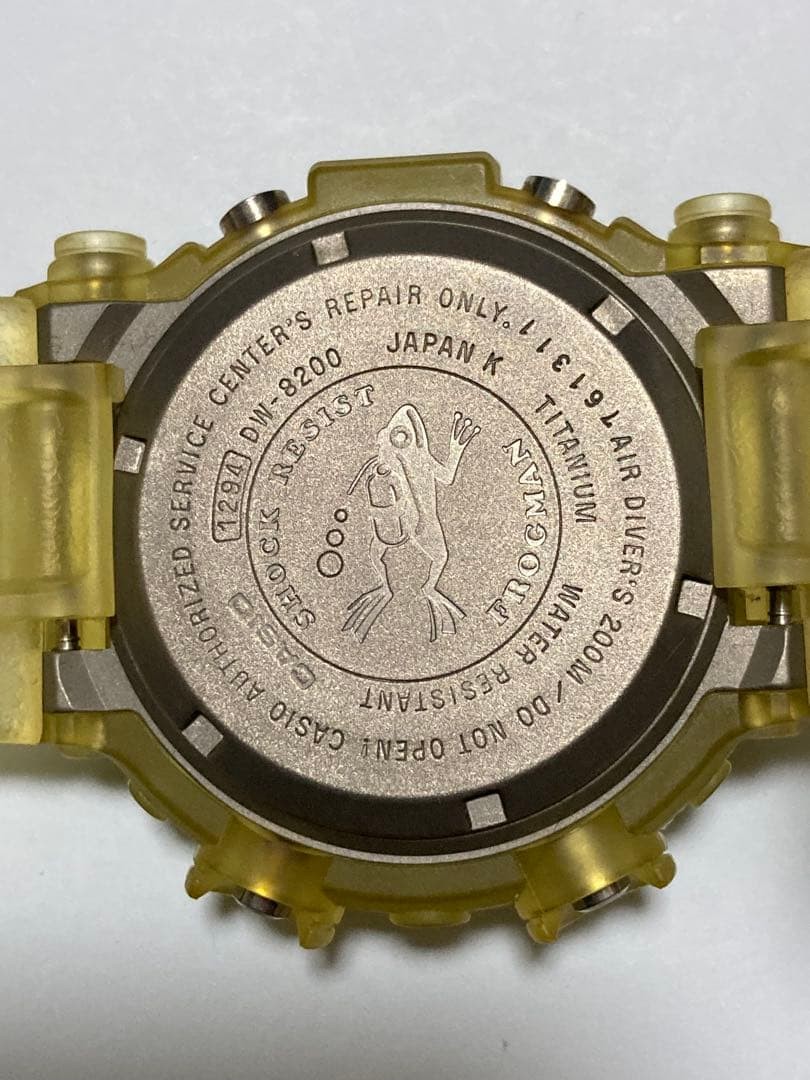 CASIO G-SHOCK Frogman DW-8200WC-7A Skeleton | eBay