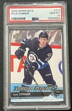 2016-17 2016 UPPER DECK KYLE CONNOR  YOUNG GUNS PSA 10 GEM MINT - JETS ROOKIE RC