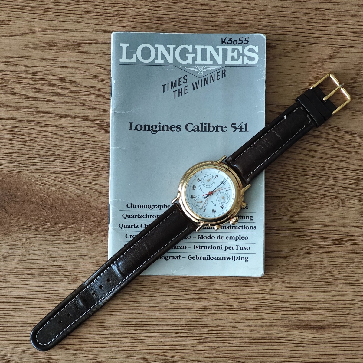 LONGINESロンジンLes Grandes Classiques 90‘s Longines Les Grandes Classiques Chronograph Quartz 7174 Swiss Made