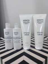 Keratin Salon Direct Styling Crème & Moisturizing Conditioner Set (4 Pieces)