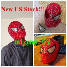 Tobey Maguire Spider-Man Mask 3D Cosplay Full Face Headgear US Ship Boxed Gifts