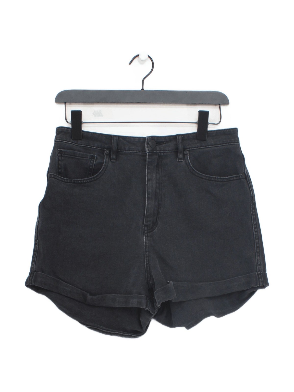 Pantalones cortos para mujer Lee UK 12 algodón negro con elastano mamá