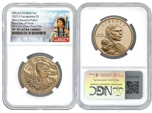 2025-S Native American Dollar Proof — photo from the most recent tracked eBay sale