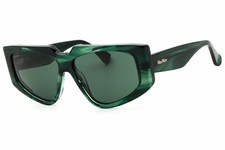 MAX MARA MM0125-98N-58 Sunglasses Size 58mm 140mm 13mm GREEN SUNGLASSES NEW SUN