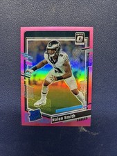 2023 Panini Donruss Optic Nolan Smith #283 Rated Rookie Eagles Pink Prizm