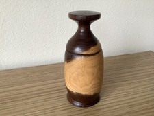 Vintage TREEN Wooden LIDDED POT - Nice wood colour
