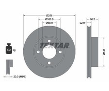 Disque de frein Audi CABRIOLET