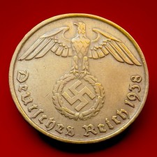 1938-E Germany - Third Reich 10 Reichspfennig KM# 92