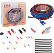 Car Stereo Wiring Kit - Audio Amplifier & Subwoofer Speaker Installation Cables