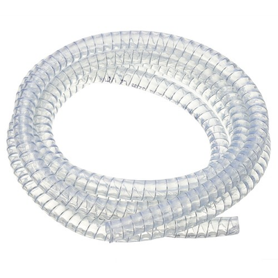 #ad 5 8quot; ID Wire Reinforced Hose 6.6 Ft Vinyl Suction Tubing Clear $38.72